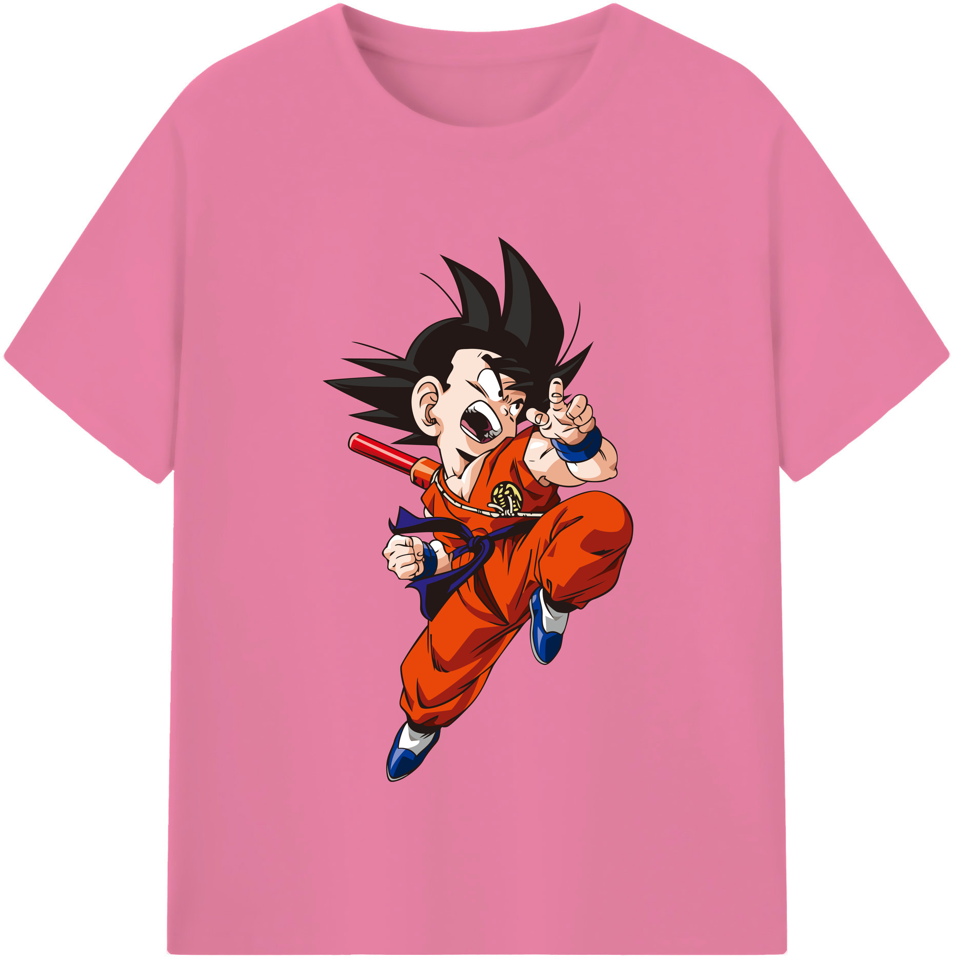 （画像用） ドラゴンボール 孫悟空（そん ごくう）Son Goku カカロット DRAGON BALL Kakarotto 綿100％半袖Tシャツ（フロントプリント）
